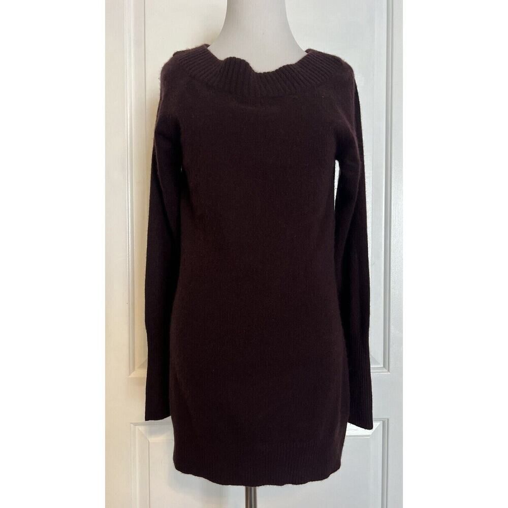 $498 Robert Rodriguez 100% Cashmere Sweater Jumper Designer Tunic Boat Neck M